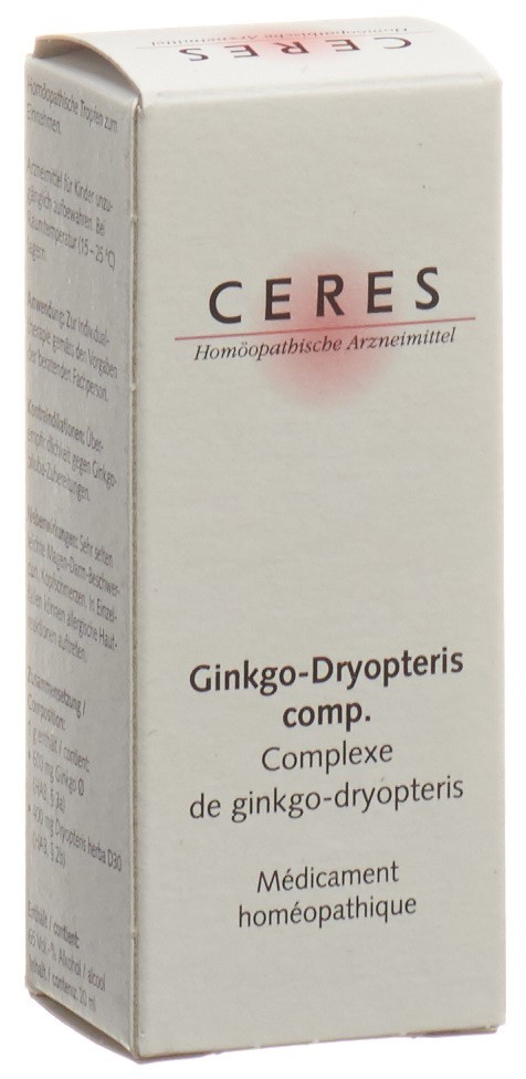 CERES Ginkgo dryopteris comp. Tropfen 20 ml