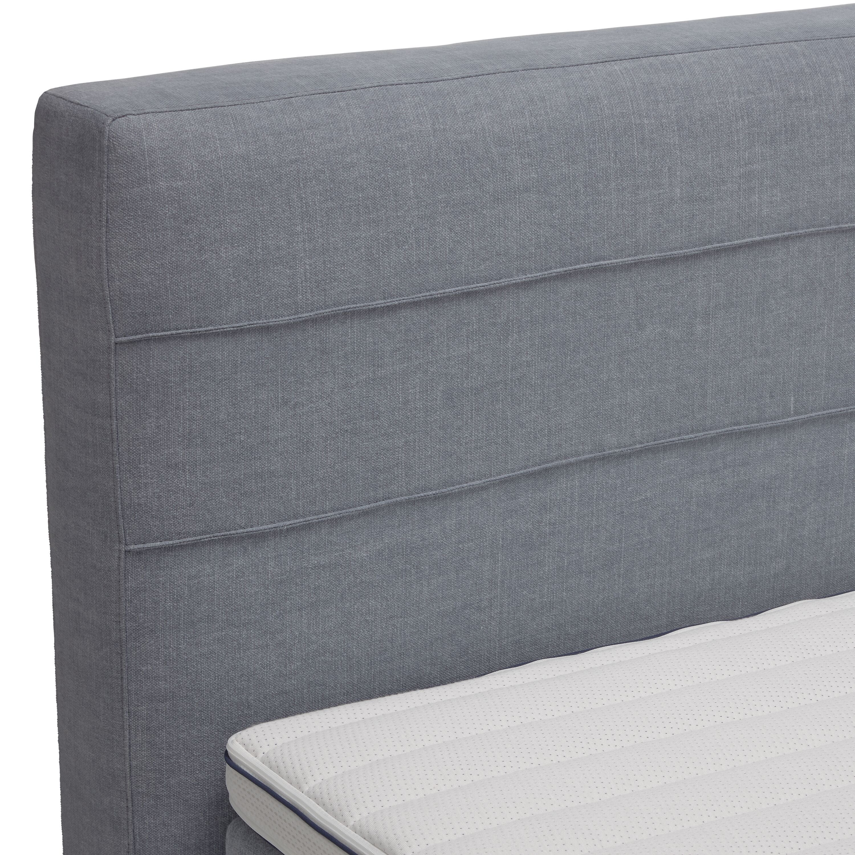 bico GOODNIGHT Boxspringbett - Mittelblau / B: 180.0 cm x T: 200.0 cm