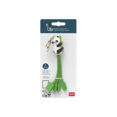 Legami - Câble de recharge multiples - motif panda