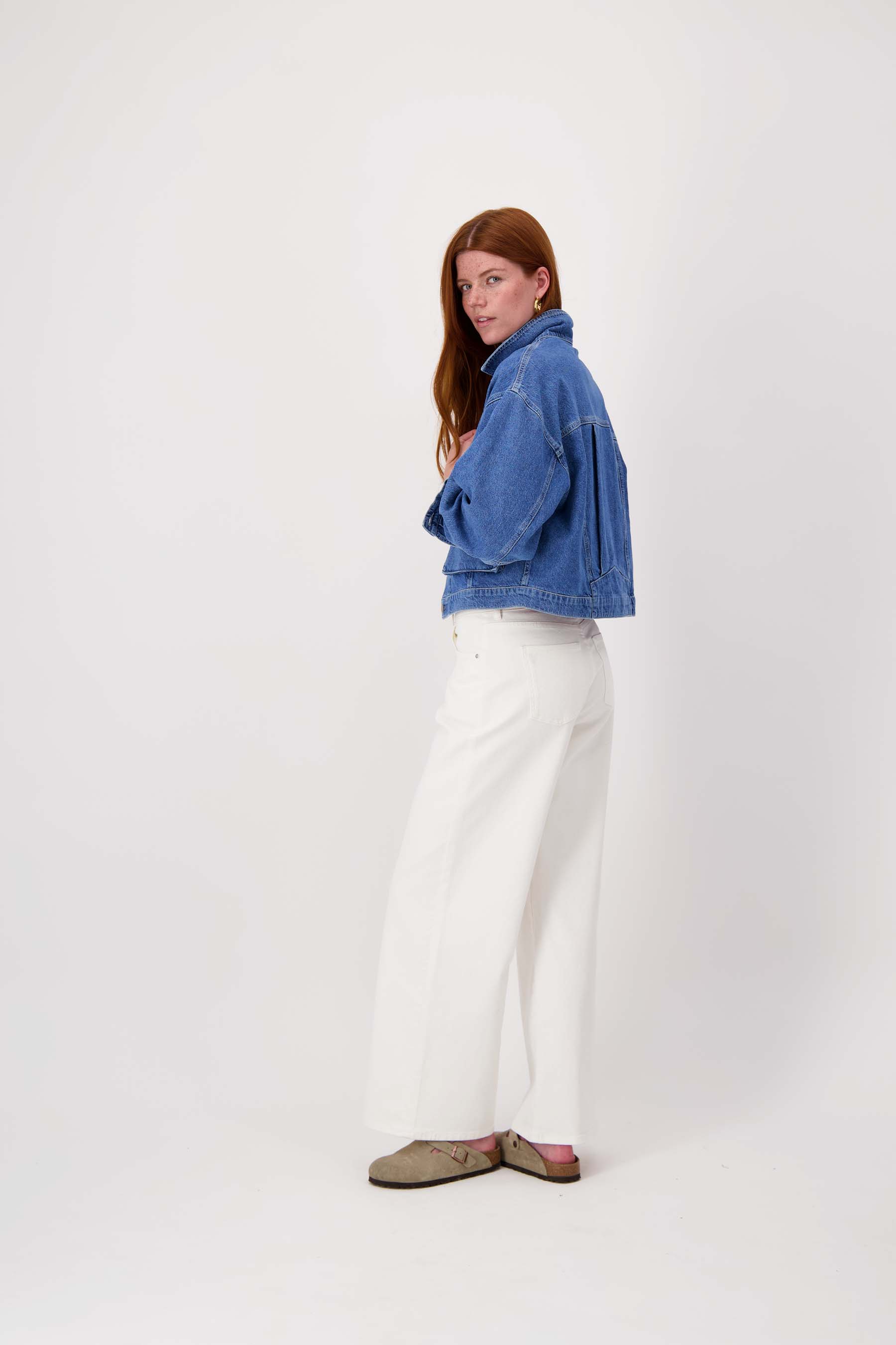 boxy denim jack