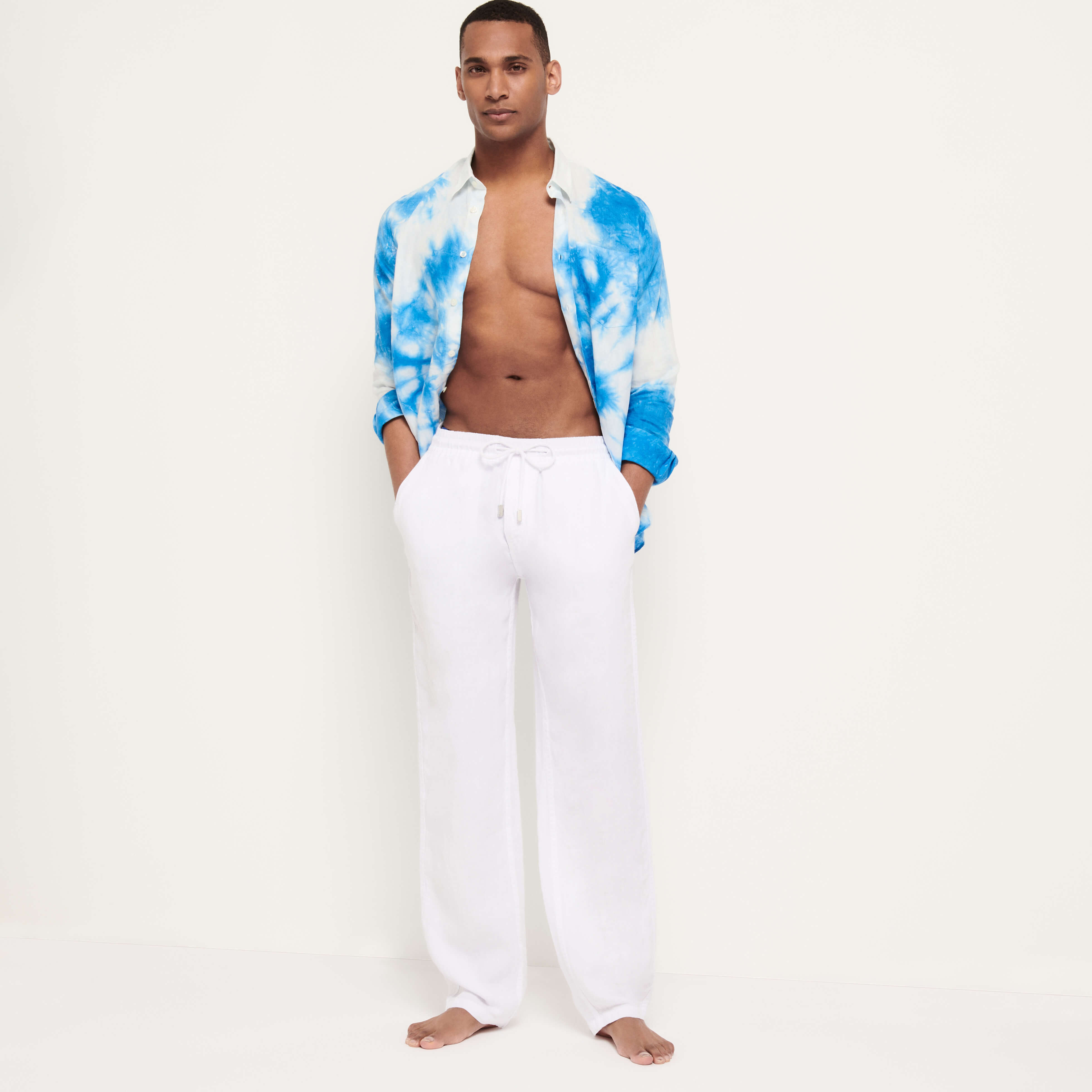 Pantalon en Lin homme uni | Site Vilebrequin | PACP613P