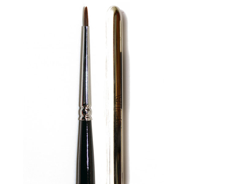 BELA - 125-2 Lippenpinsel mit Deckel Synthetikhaar