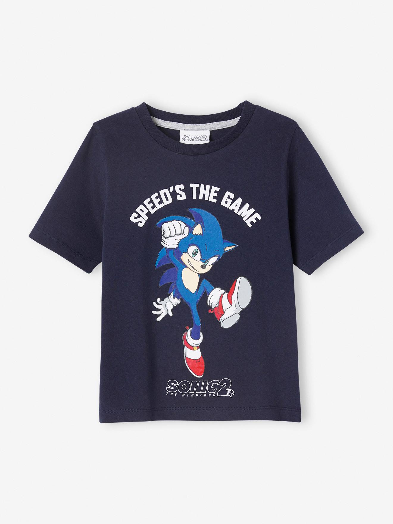 Pijama curto azul marinho infantil da Sonic®