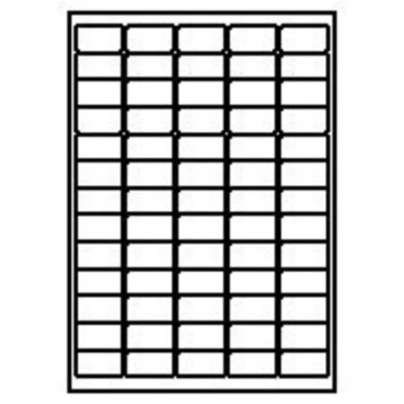 labelmedia 1625 LabelMedia Etiketten 25Blatt DIN A4 38 x 21,2