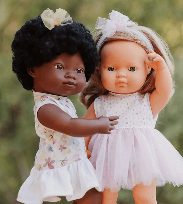 Miniland Dukke Afrikansk, 38 cm. - My Friends & Me