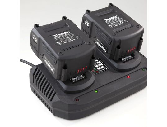 WESTFALIA - Chargeur de batterie Chargeur double 18v daslg