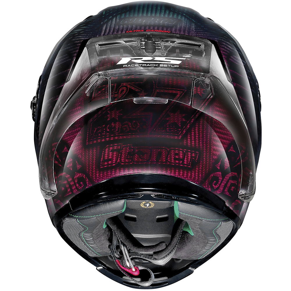 X-lite - Casque X-803 RS Ultra Carbon Replica Casey Stoner Superhero Noir / Vert / Rose