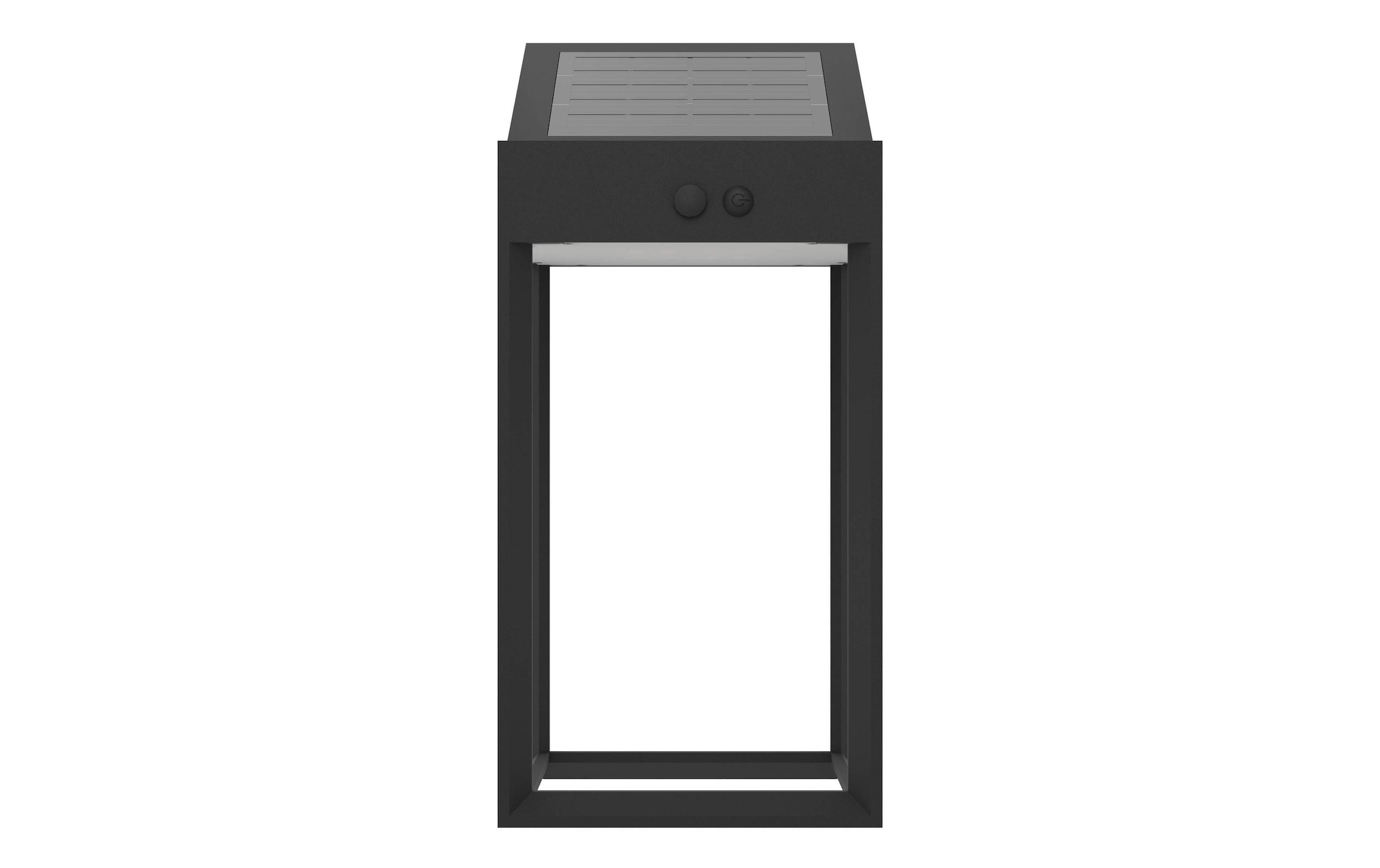 EGLO Aussen-Wandleuchte »SUZZARA Solar, 6W, Sensor, Schwarz« Neutralweiss