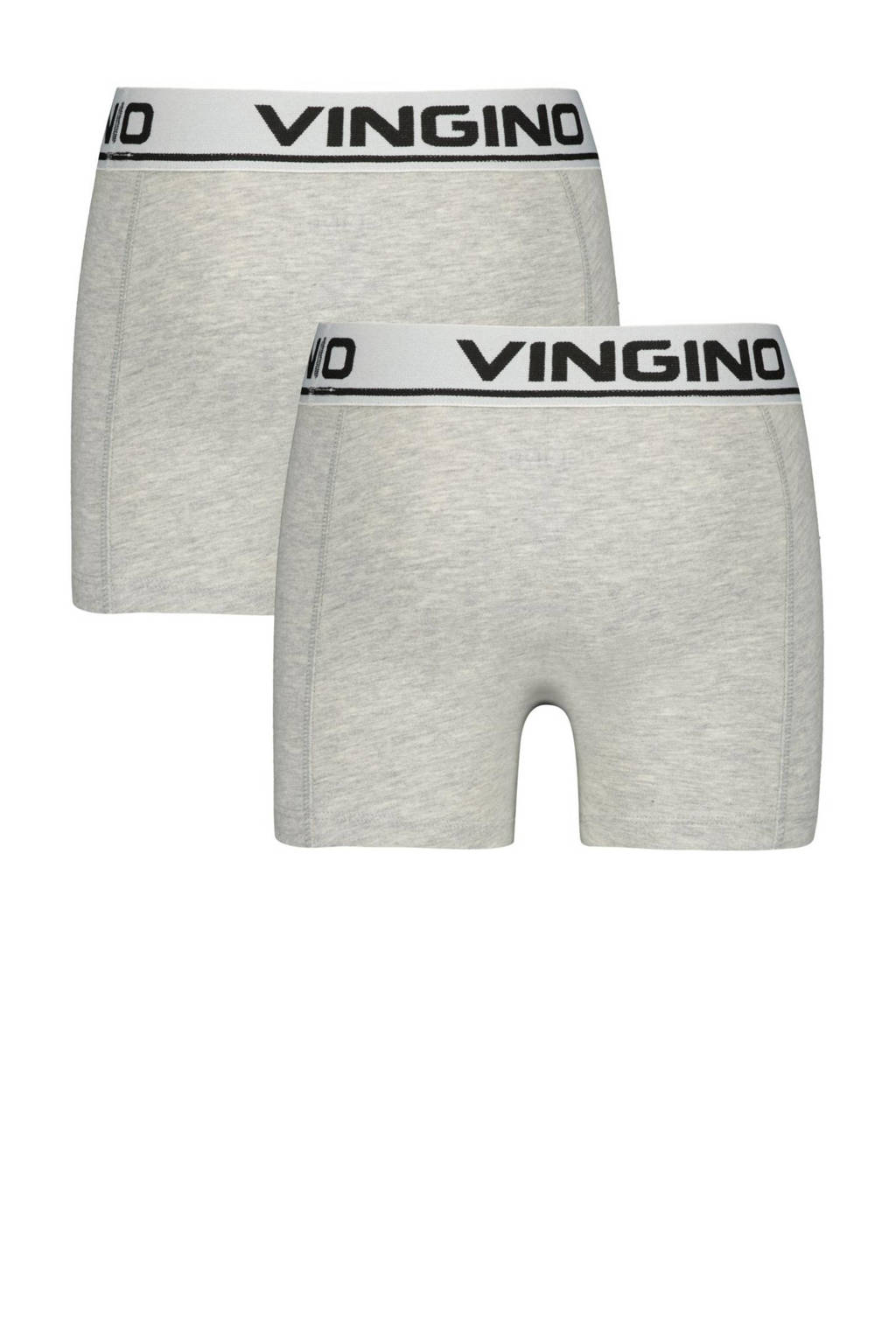 Mooie pasvorm en goede kwaliteit !boxershort - set van 2 grijs melange