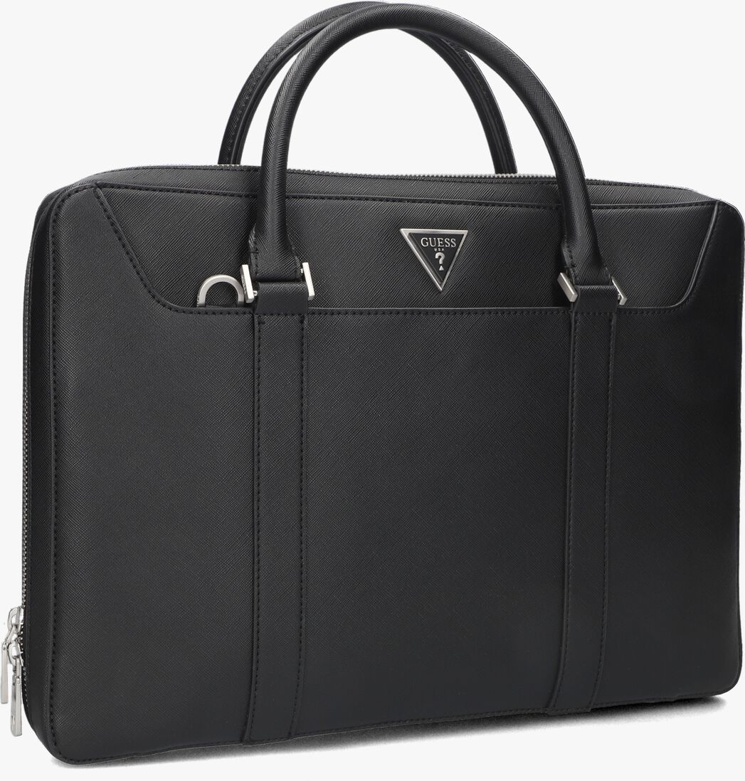 GUESS zwarte guess laptoptas crts sffn smrt doc case w hndl