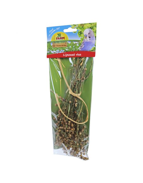 Jr Farm Lijnzaad Vlas - Vogelvoer - 3 x 13 x 38 cm 30 g