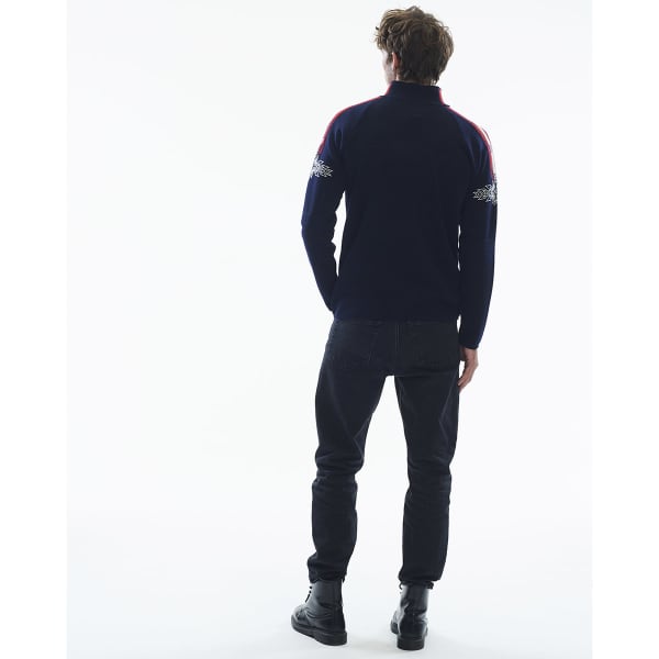 Pull DALE OF NORWAY SPIRIT M JACKET NAVY OFFWHITE RASPBERRY