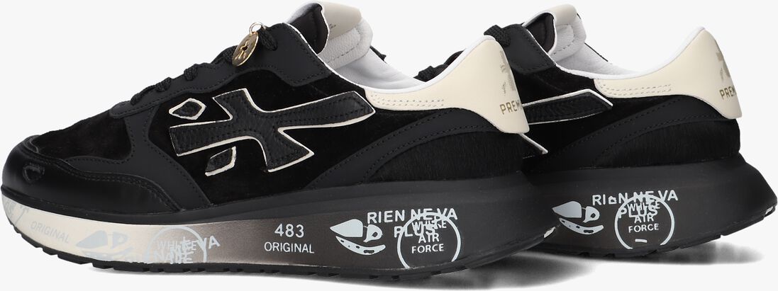 zwarte premiata lage sneakers lauryn