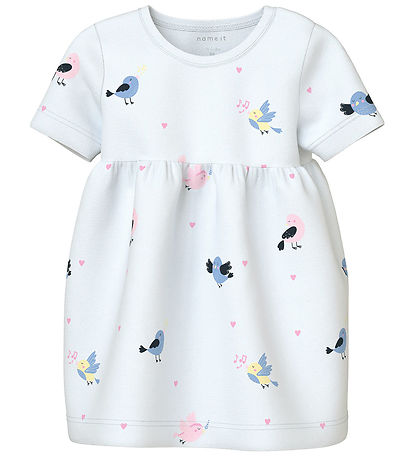Name It Kleid - NbfVandora - Bright White/Birds