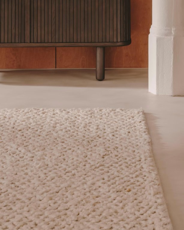 Kave Home Miray vloerkleed 230x160 wit