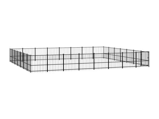 Chenil cage enclos pac noire 776 x 679 x 100 cm 02_0041862
