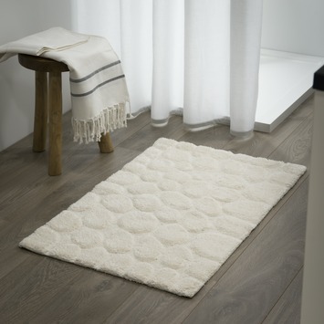 Sealskin badmat Pebbles 60x90 cm Ivoor