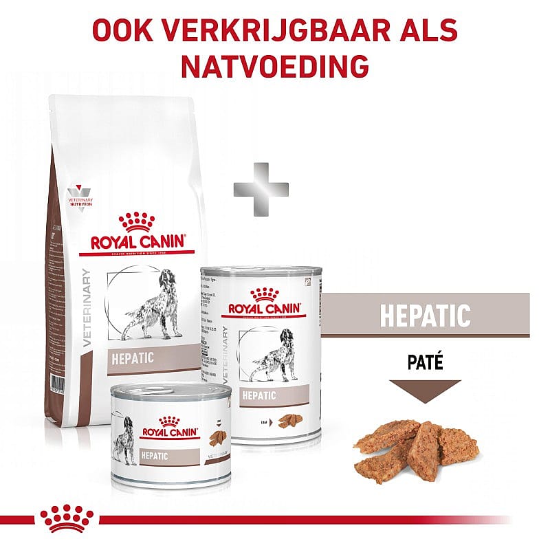 Royal Canin Hond Hepatic Dieetvoeding voor ondersteuning van de leverfunctie van volwassen honden