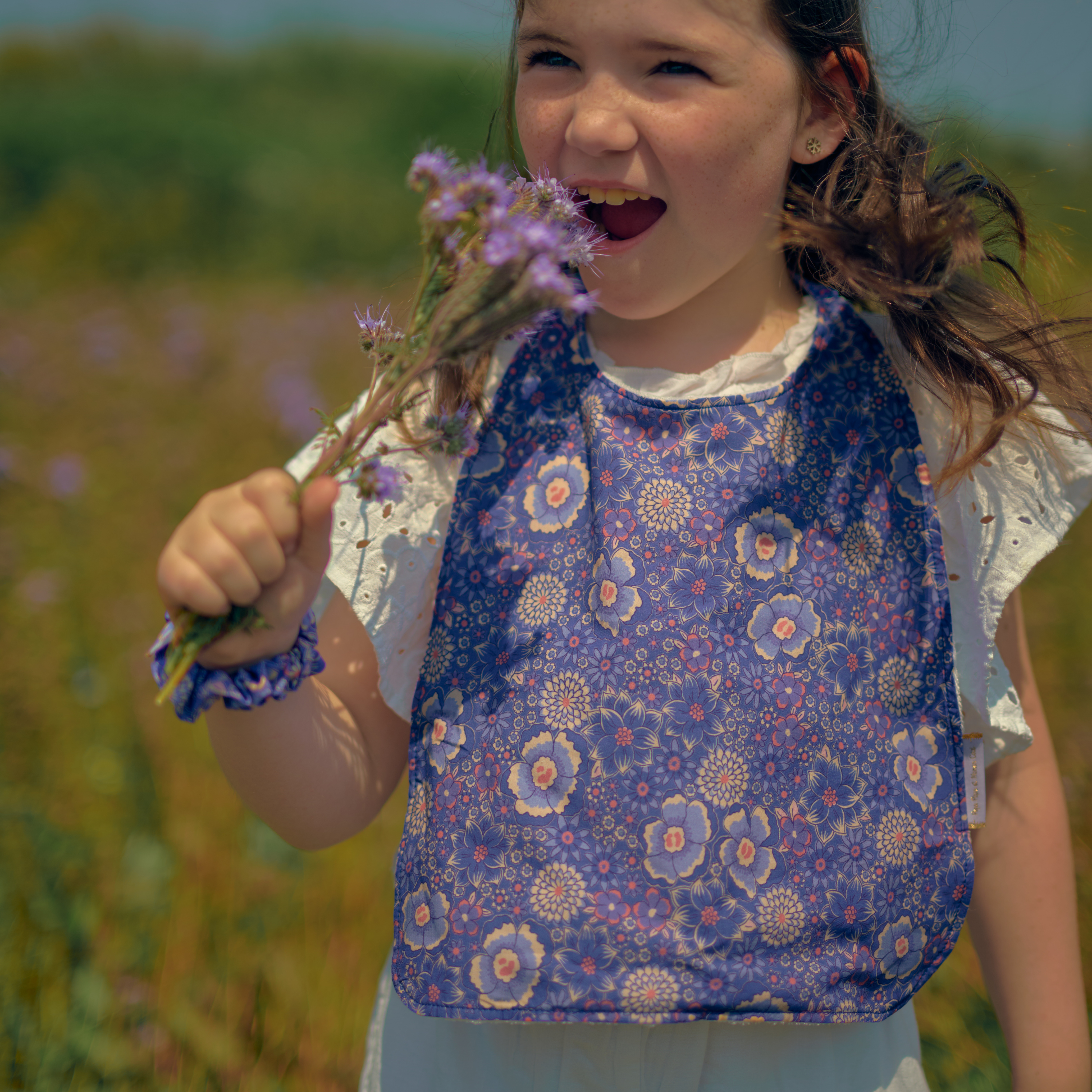Serviette Enfant Élastique Lavandula
