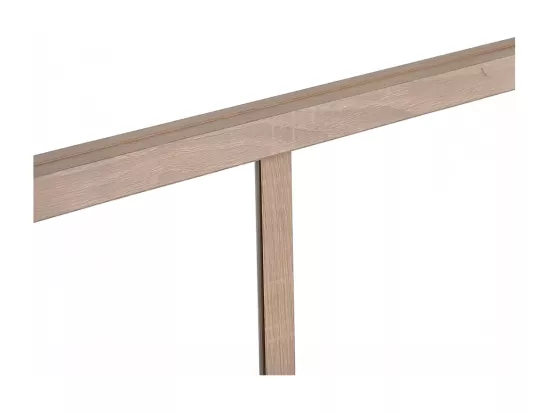 Verrière d'angle d'atelier en aluminium thermolaqué - L180 x L60 x H130 - Naturel clair - BAYVIEW