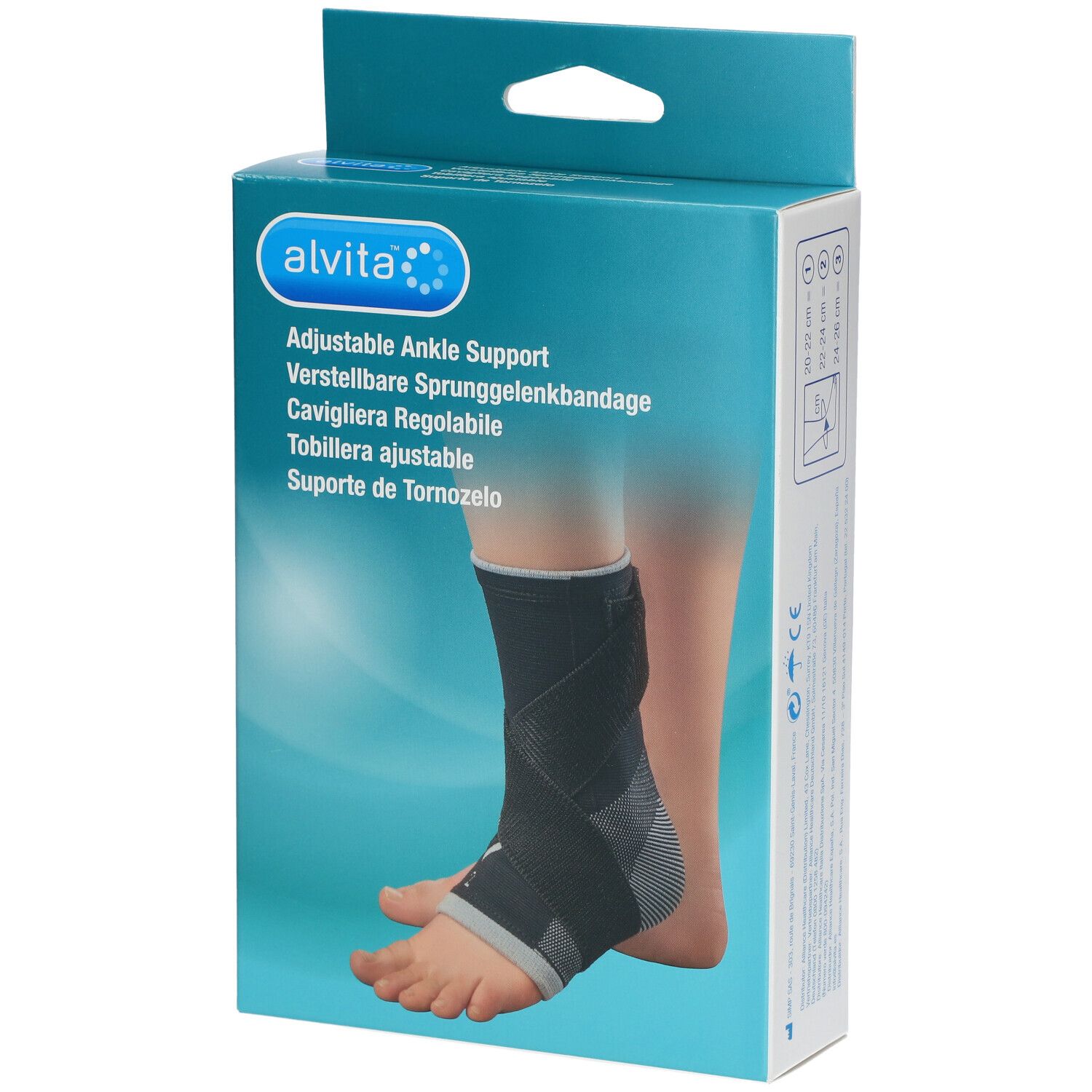 alvita® Sprunggelenkbandage Gr. 1