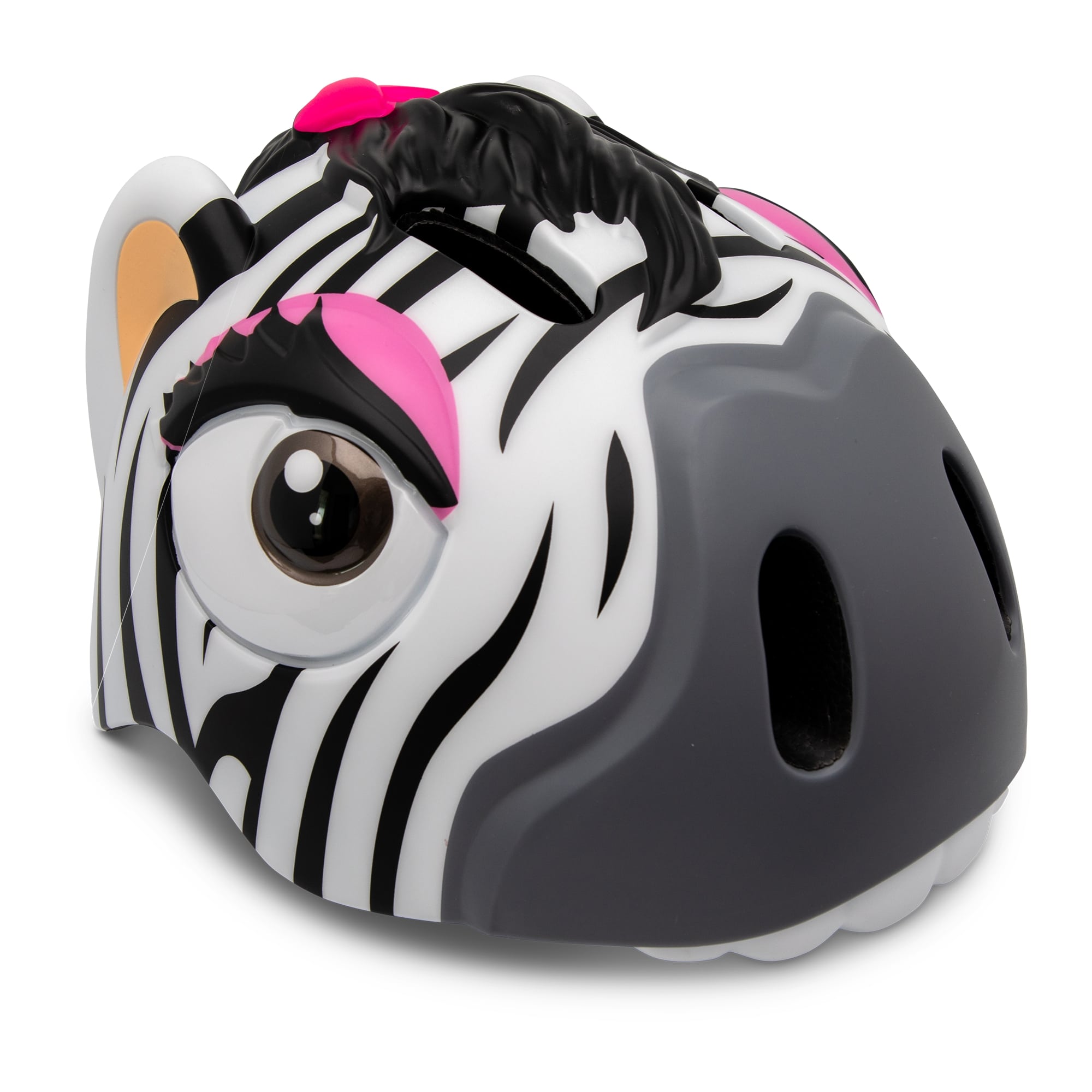 Capacete de bicicleta infantil | Cebra Blanca | Crazy Safety | Certificado EN1078