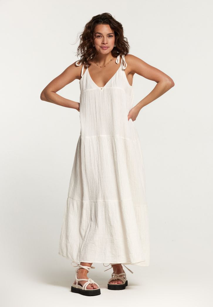 Bogota Dress Mousseline Waffle
