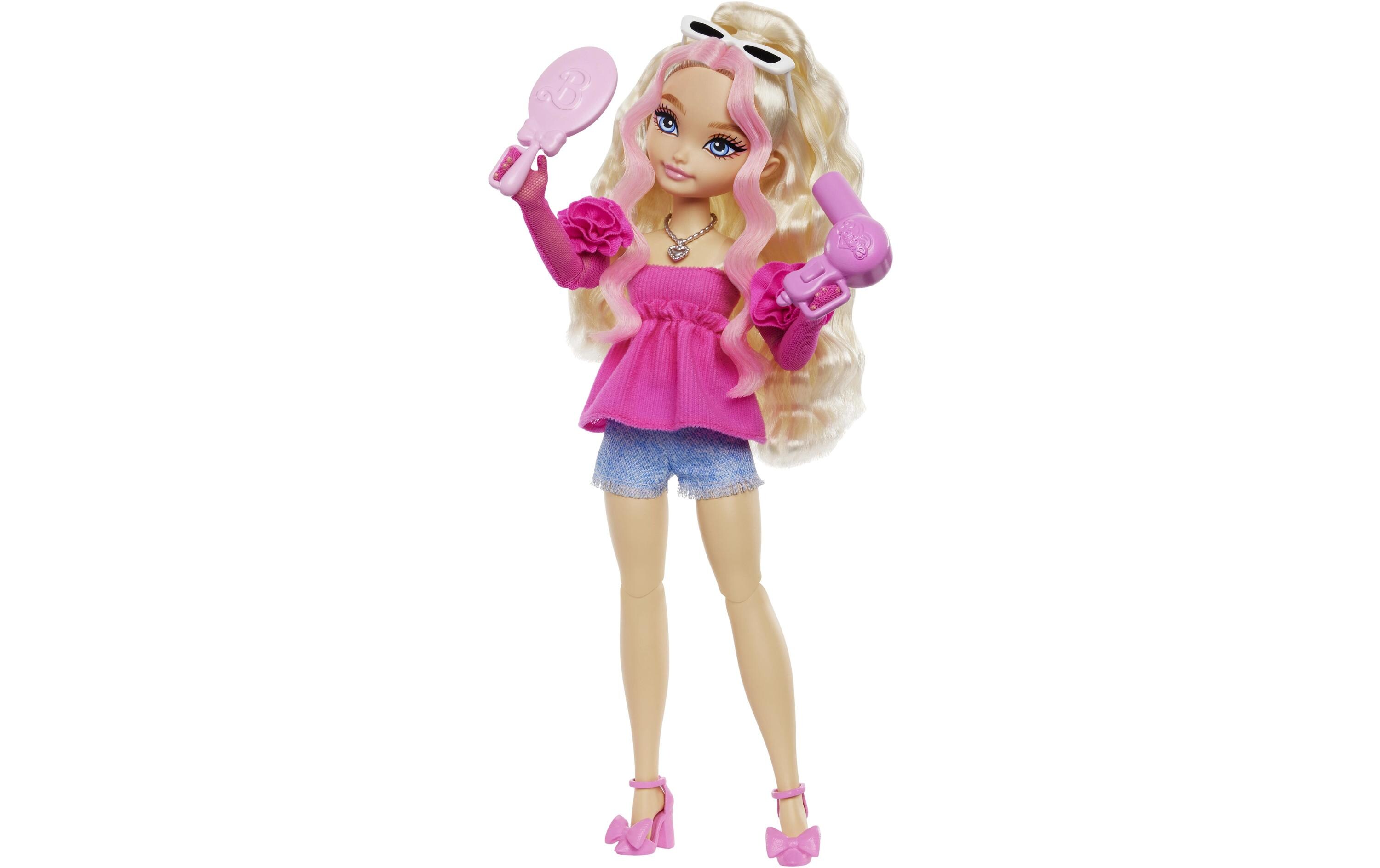 Puppe Dream Besties MalibuModepuppe mit 8 Zubehörteilen zum Thema Make-up und Haare