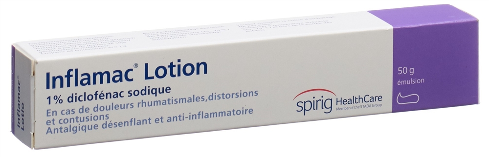INFLAMAC Lotio Emuls 1 % Tb 50 g