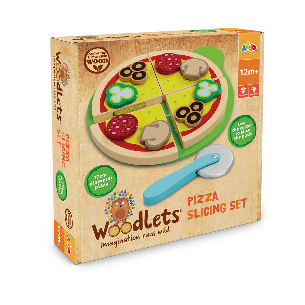 Woodlets pizza snijset