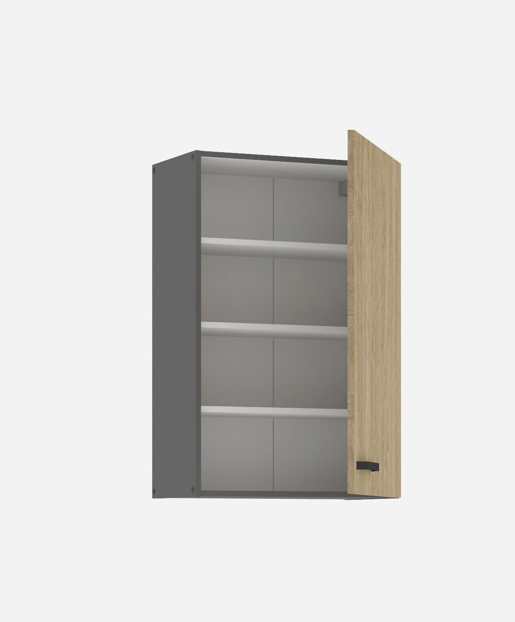 Küche SCANDI Hängeschrank 60 cm Fischgrät Küchenzeile Küchenblock Einbauküche