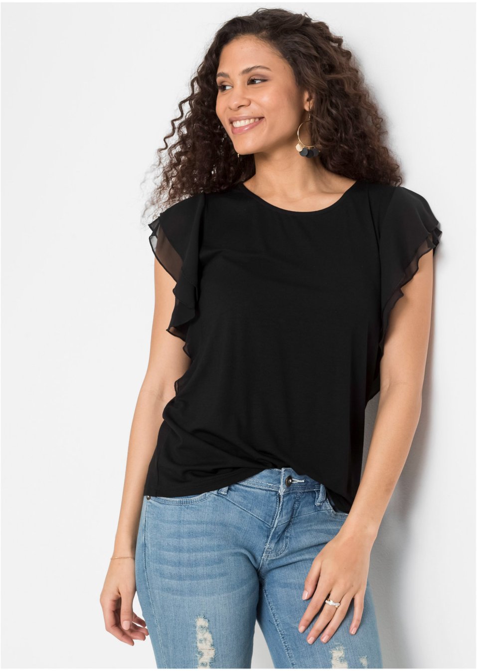 T-shirt à volants