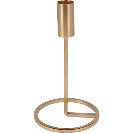 Lysestage metal - guld