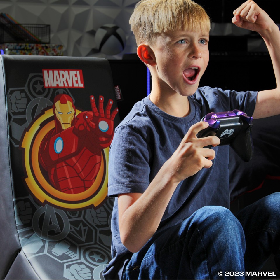 Xrocker Marvel Video Rocker Chair - Hero - Ironman