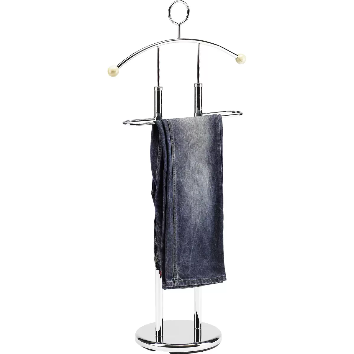 Herrendiener Rudy hellbraun,silber
