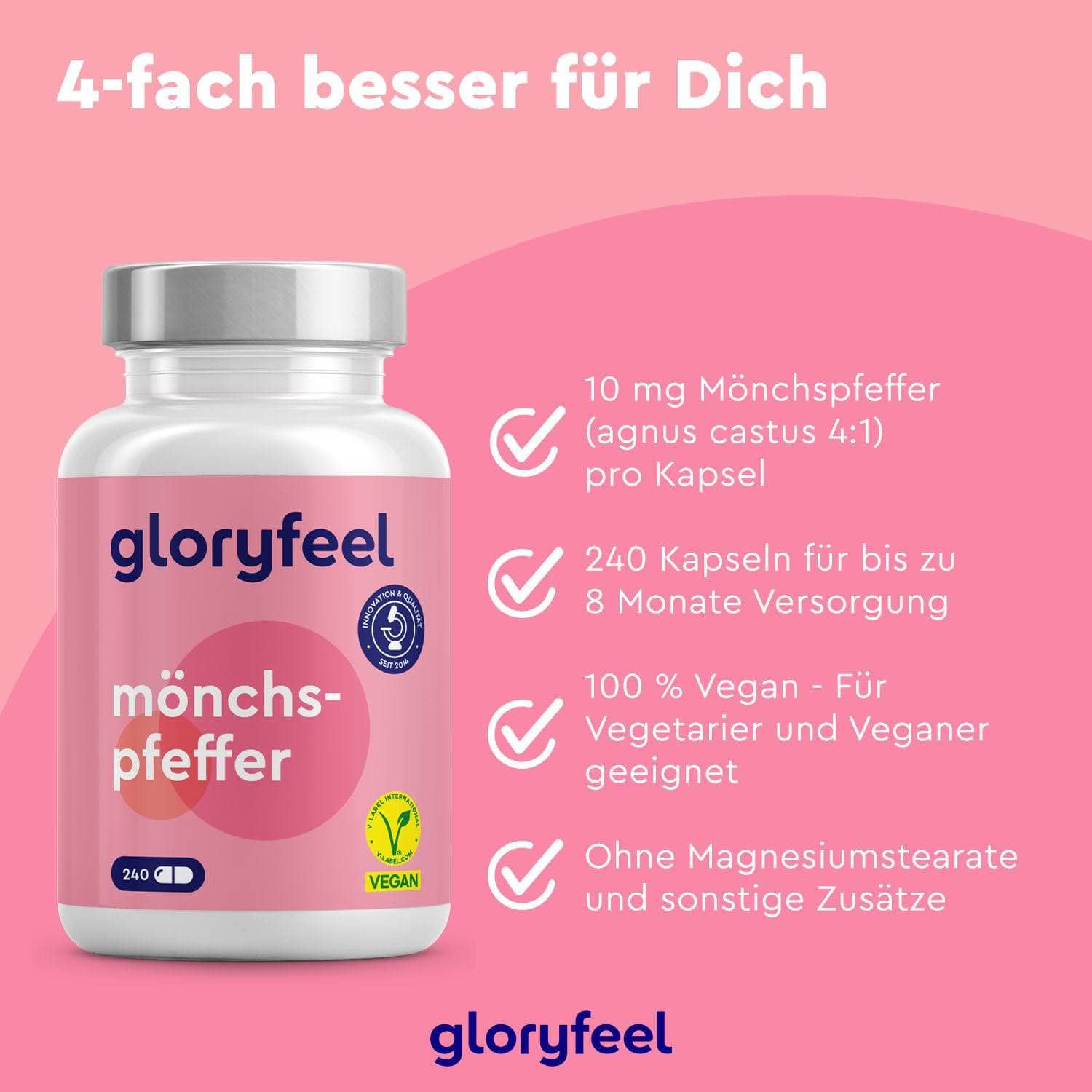 gloryfeel® Mönchspfeffer Kapseln