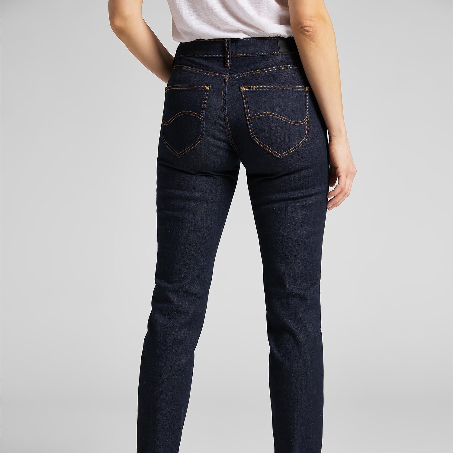 Lee  Marion straight leg jeans - dark blue