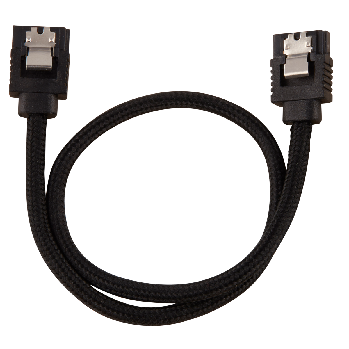 Corsair SATA gainé droit - 30 cm - noir