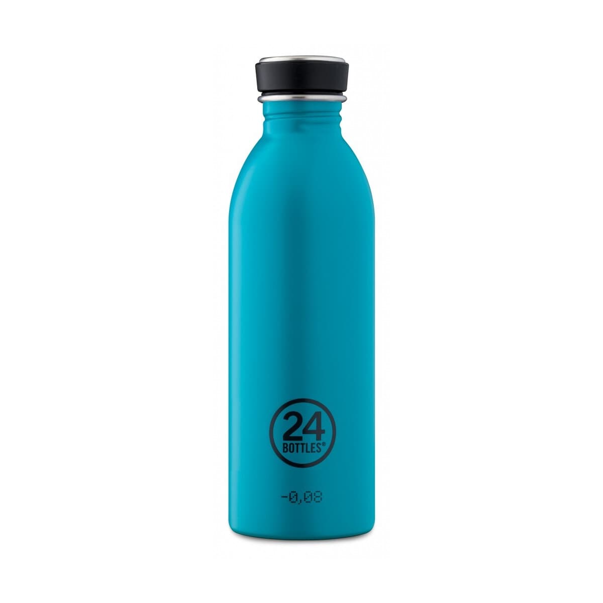 Enkeltvegget drikkeflaske i stål fra 24Bottles, Atlantic Bay