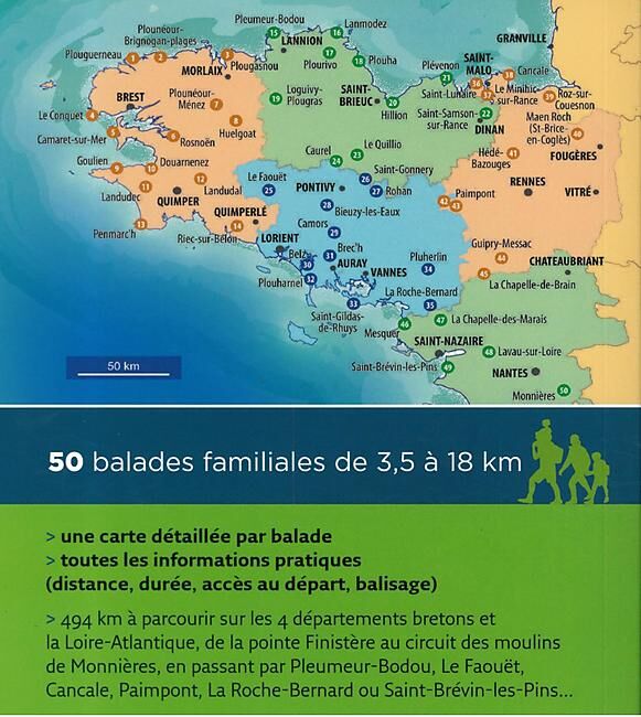 OUEST FRANCE - BRETAGNE 50 BALADES