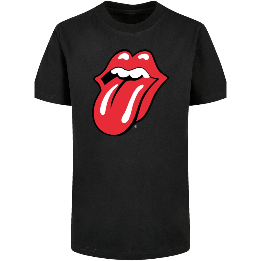 F4NT4STIC Basic Kids Tee The Rolling Stones Classic Tongue schwarz