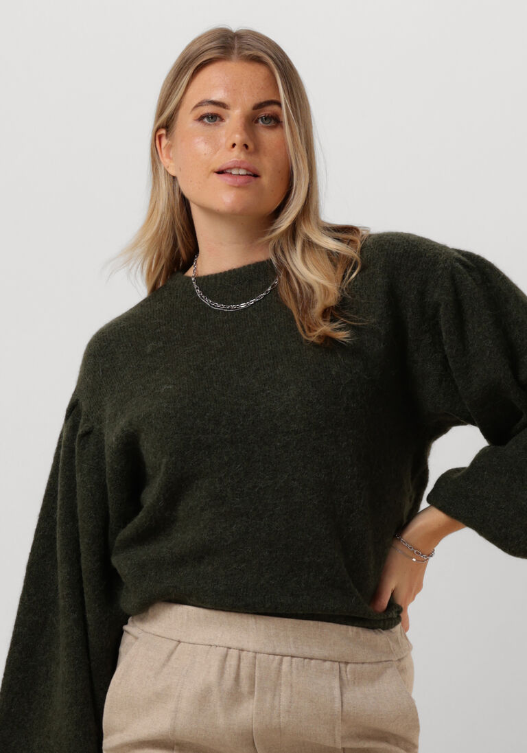MSCH COPENHAGEN groene msch copenhagen trui mschlillian hope balloon pullover
