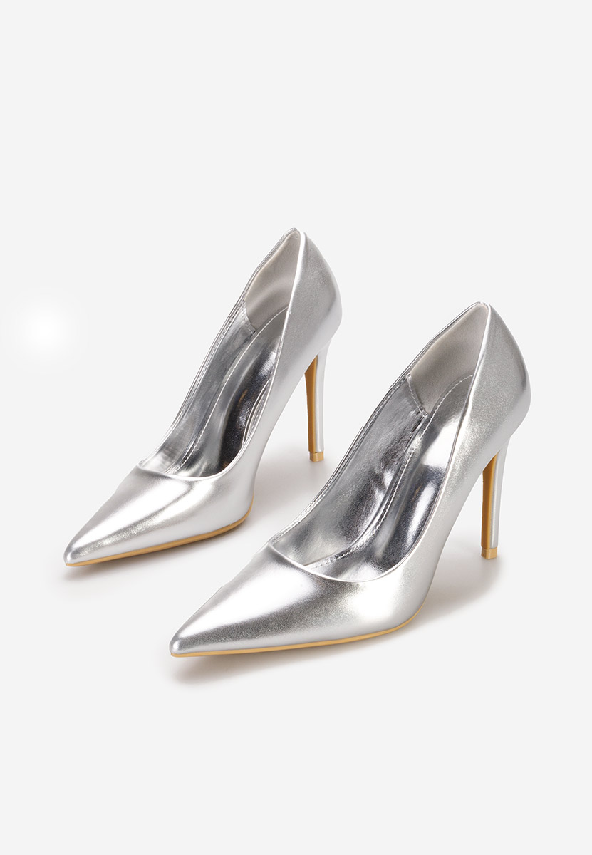 Chaussures stiletto argent Chemonara