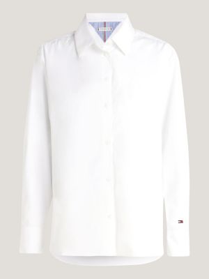 Camisa oversized com bordado de bandeira