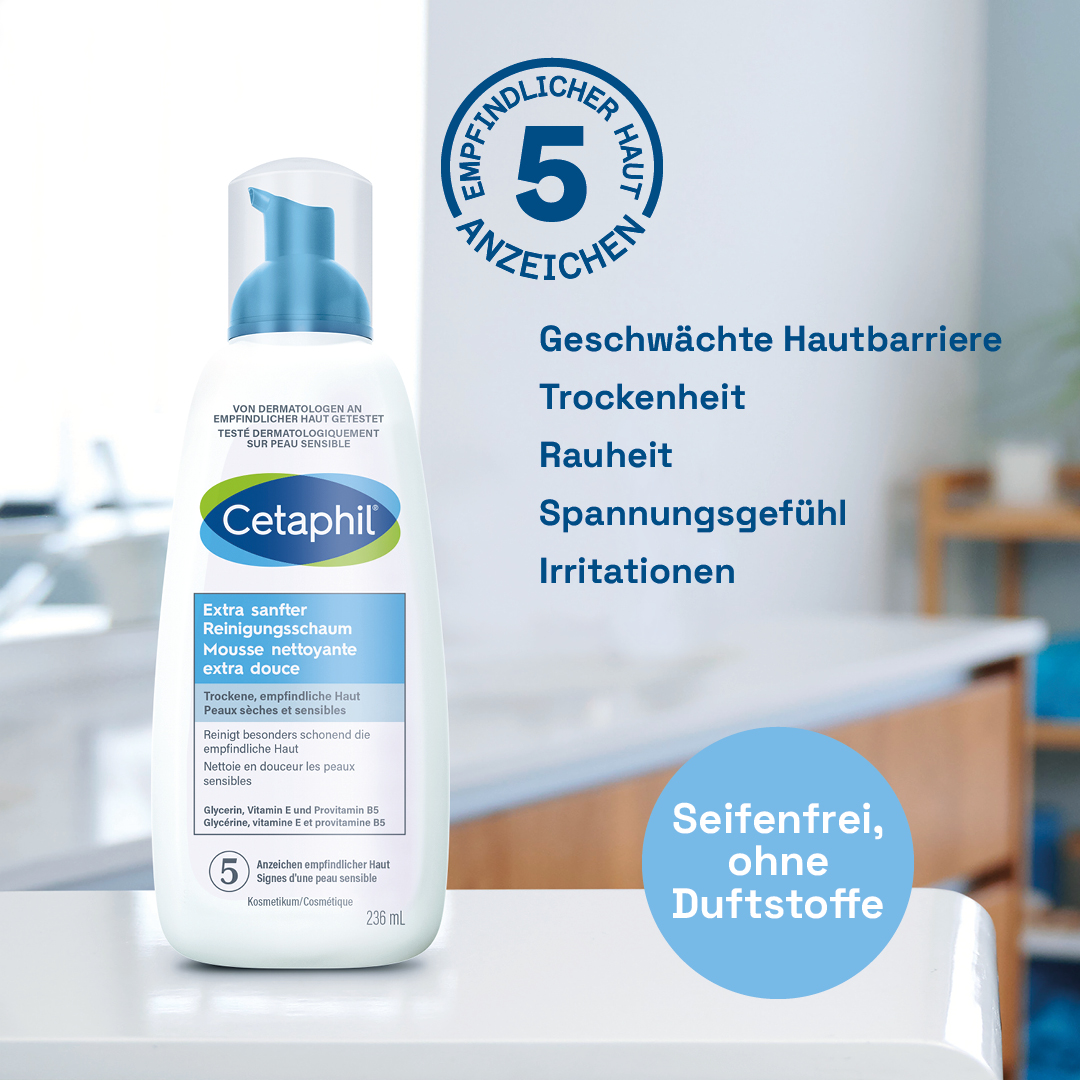 CETAPHIL Extra sanfter Reinigungsschaum Schaum Fl 236 ml