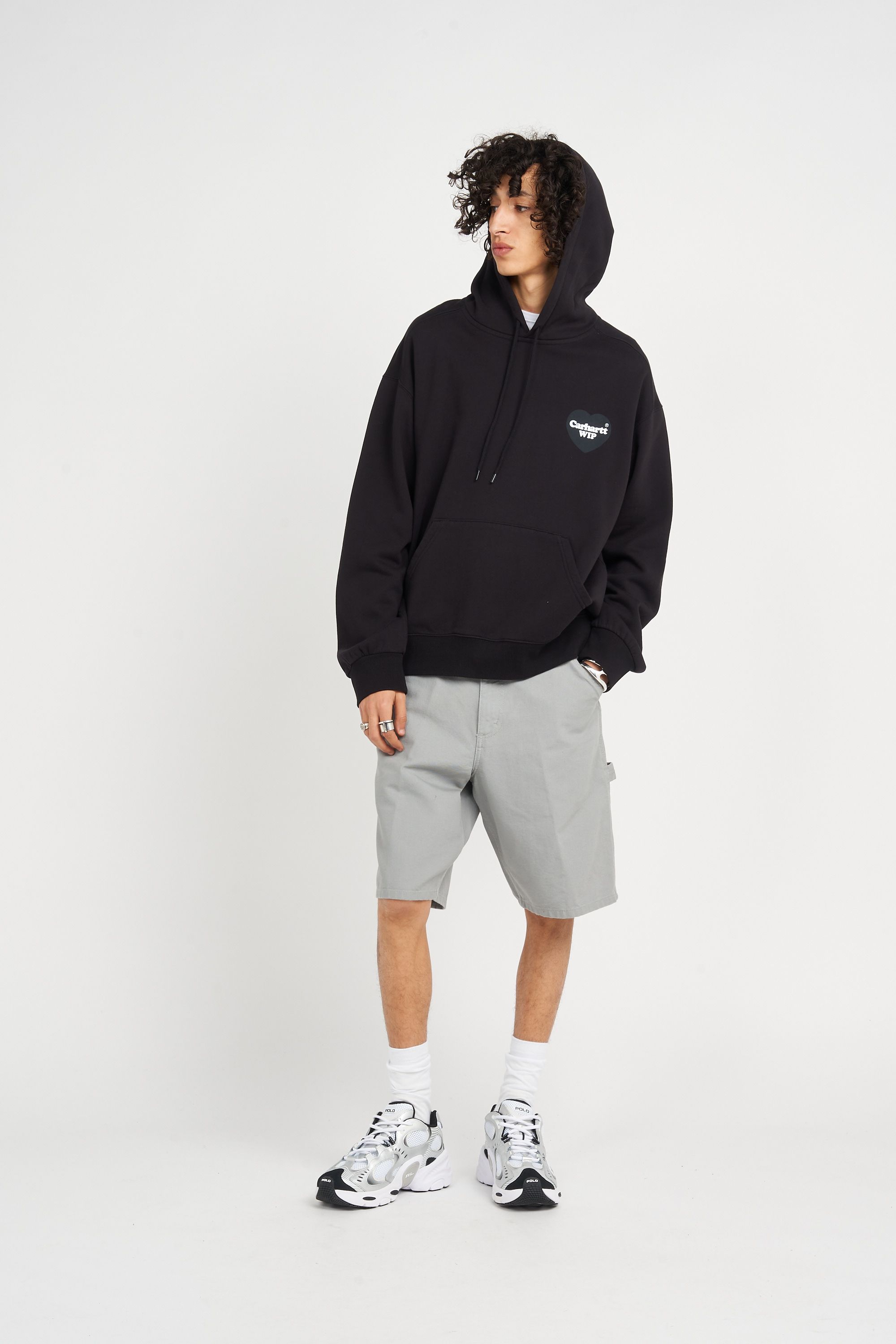 CARHARTT WIP Short SINGLE KNEE Gris