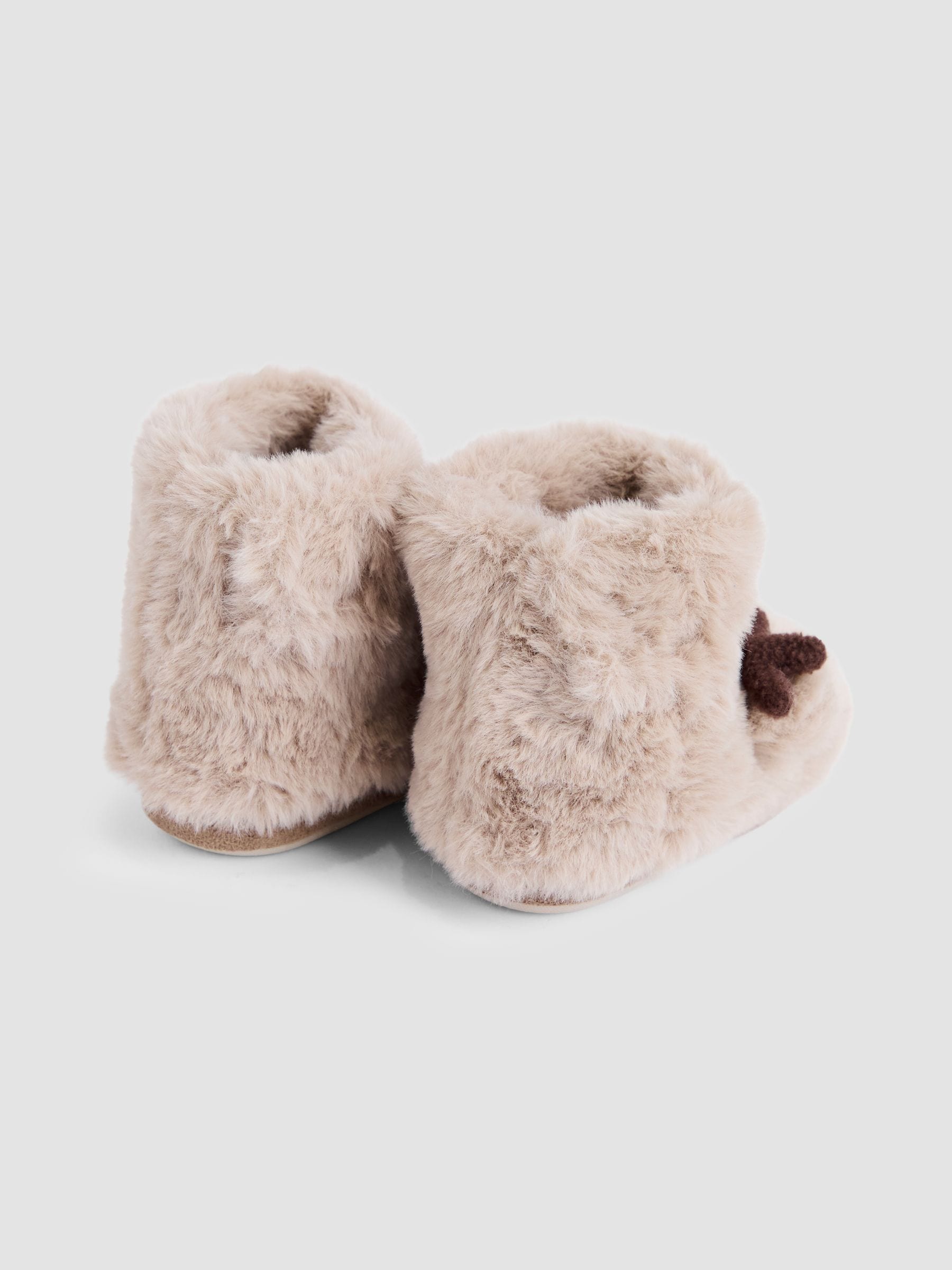 JoJo Maman Bébé pantoffellaarsjes met rendier