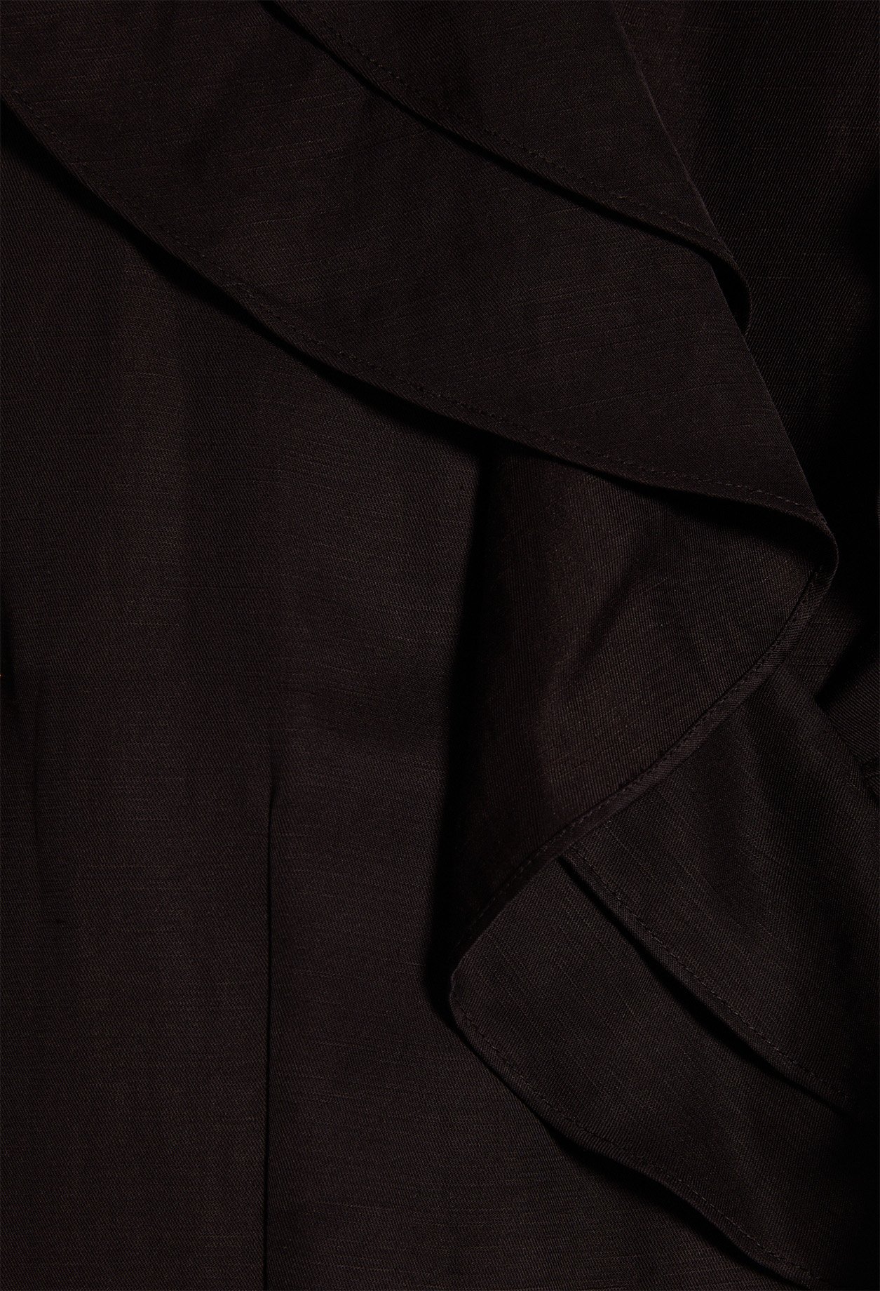 Robe courte &agrave; volants