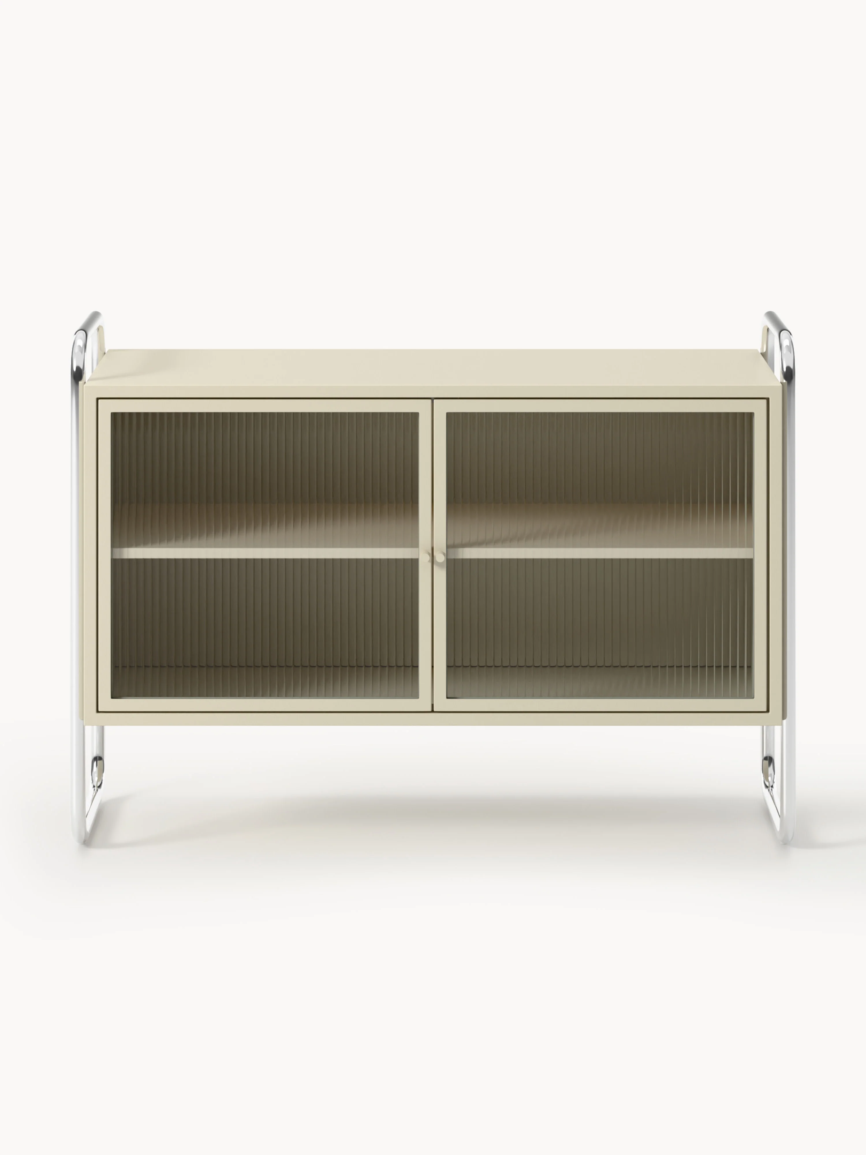 Metalen dressoir Robyn met glazen front