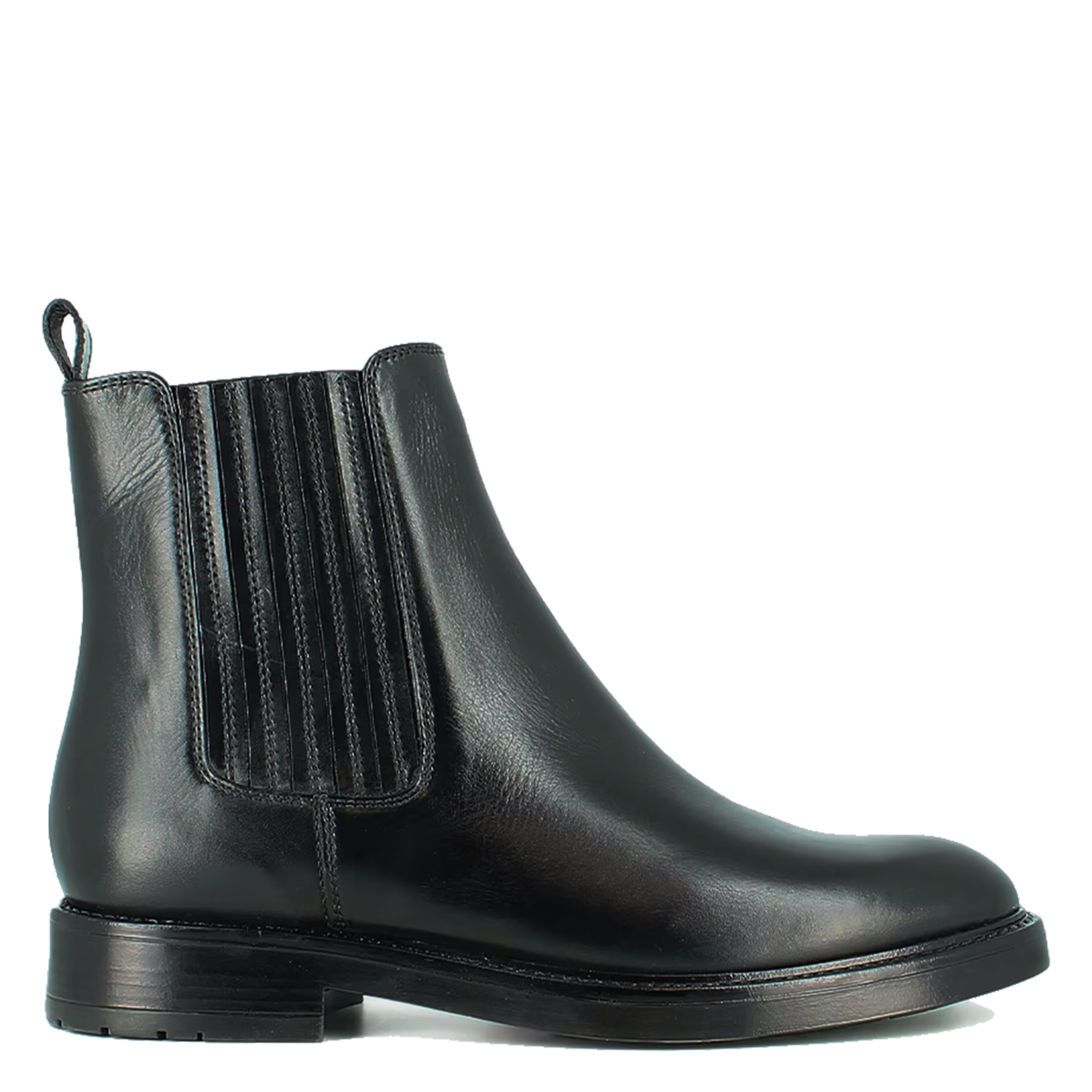 CLEANDRE - Boots à fronces en cuir| Noir